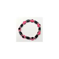 Pulsera Simil Cristal Ojo Turco Rosa (Contra Mal de Ojo) (El...