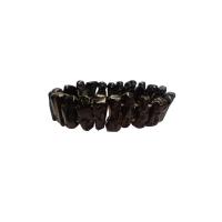 Pulsera Tectita Negra (Elástica) HAS