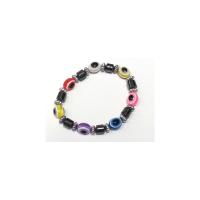 Pulsera Simil Cristal Ojo Turco con Hematite Multicolor (Con...