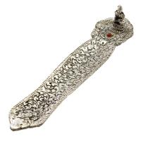 Porta incienso Lord Buddha mod.a 22 cm / 9\" (aluminio) (P5)