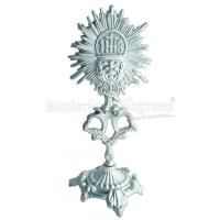 Sant. Santisimo Metal 29 x 12 cm (Baño Plateado)