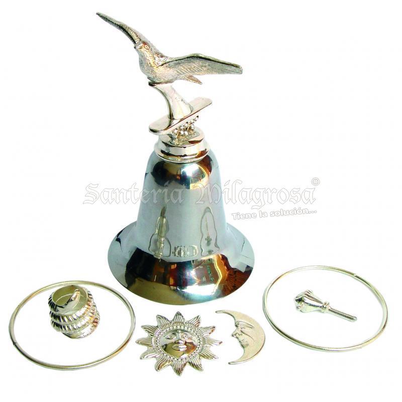 SANT. Juego Obatala Campana Paloma (7 Herramientas) 1ª Calidad