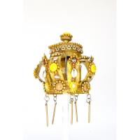 Sant. Corona Ochun Metal Decorada c/ Herram. mediana 15 x 13 cm (Cerrada)