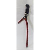 Sant. Garabato Eleggua Forrado cuentas/plumas Mediano (34 a 40 cm)