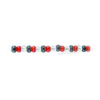 Collar Santeria Cipriano 1 x 1 (Rjo-Cr-Ne) (1 V) Premium (11...