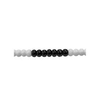 Collar Santeria Pretho Velho 7 x 7 (Bco-Ne) (1 V) Premium (1...