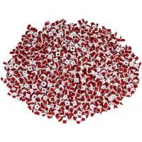 Cuenta Rojo rayado con Blanco 100 g (HAS)