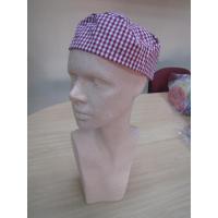 Gorro Santero Guinga Rojo (Cuadros) 55 a 58 cm. (Chango)