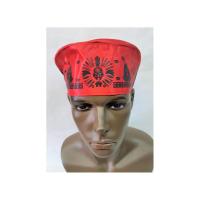 Gorro Santero Eleggua 54 cm Elastico (Rojo y Negro)(Dibujos ...