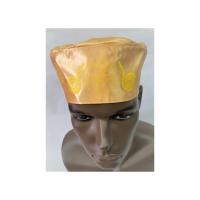 Gorro Santero Mama Chola 54 cm Elastico (Amarillo Dorado)(Di...