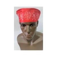 Gorro Santero 7 Rayos 54 cm Elastico (Rojo )(Dibujos Impreso...