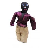 Muñeco Tela Lázaro con Traje 46 x 19 cm (Origen Cuba)(HAS)