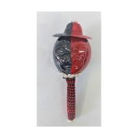 Maraca Eleggua Cara y Sonbrero 19 cm (Base Forrada.) (Unidad)Cauries Sintetico