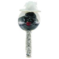Maraca Obatala Cara con Sombrero 20 cm (Base con Ctas.) (Uni...