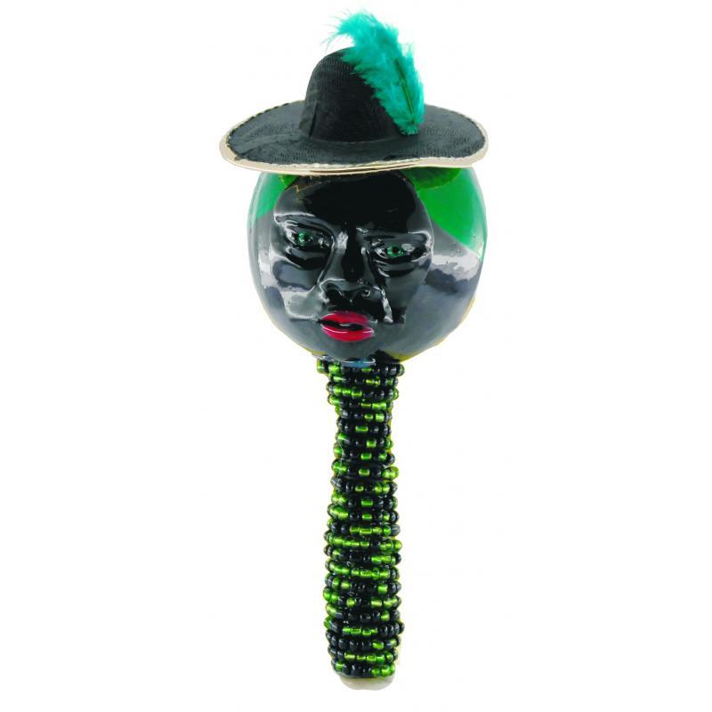 Maraca Oggun Cara con Sombrero 20 cm (Base con Ctas.) (Unidad)