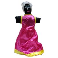 Muñeca Orisha Obba tela 47 x 20 cm (Origen Cuba)