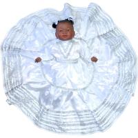 Muñeca Orisha Obatala 40 cm. Gala (con ilde y collar)