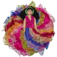 Muñeca Orisha Oya 70 cm - Rubia  (Color + Vestido +  Acceso...