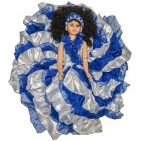 Muñeca Orisha Yemanja Plateada 70 cm - Rubia  (Dos Aguas) (...