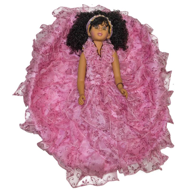 Muñeca Orisha Obba 70 cm  (Vestido +  Accesorios)