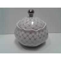 Sopera Ceramica Bombonera Obatala 22 x 22 cm (Motivo Blanco ...