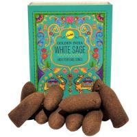Cono reflujo Golden Indian White Sage-Salvia Blanca (10 cono...