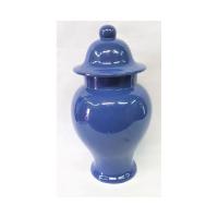 Tibor Ceramica 38 x 20 cm Azul (Yemanja)(producto Artesanal  puede tener irregularidades en color y