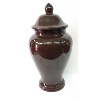 Tibor Ceramica 50 x 25 cm Marron (Oya)(producto Artesanal  p...