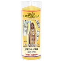 VELON CONSAGRADO Santa Muerte (Amarillo) 15 x 5.5 cm