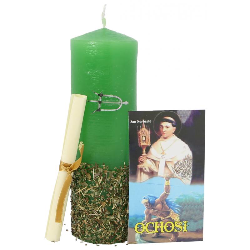 Velon Oricha ferramentos Ochosi ofrenda - 16 x 5.5 cm