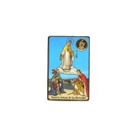 Estampa con Medalla grabada Señora de las Mercedes 6 x 9 cm