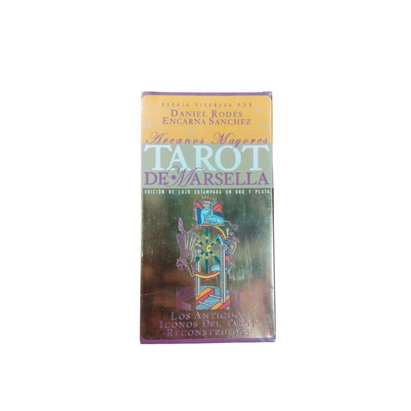 Tarot Marsella 22 Arcanos (Edicion Lujo) (Stamping Dorado y Plateado)  (Daniel Rodes - Encarna Sanch
