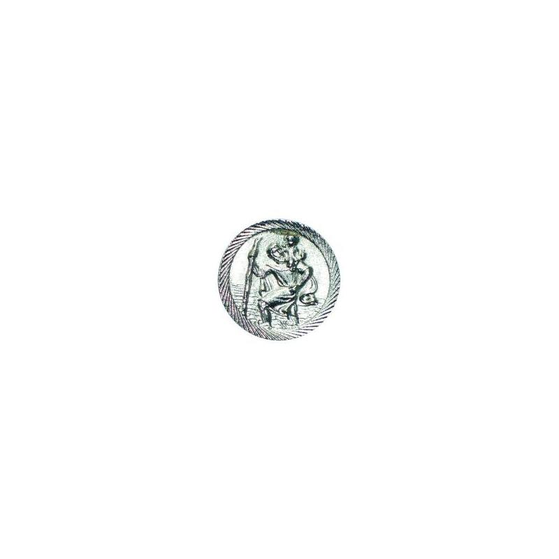 Amuleto San Cristobal Iman Para el Coche 4.5 x 4.5 (Grande)