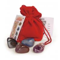 Amuleto Zodiacal Aries (4 Piedras + Explicacion + Bolsa Terc...