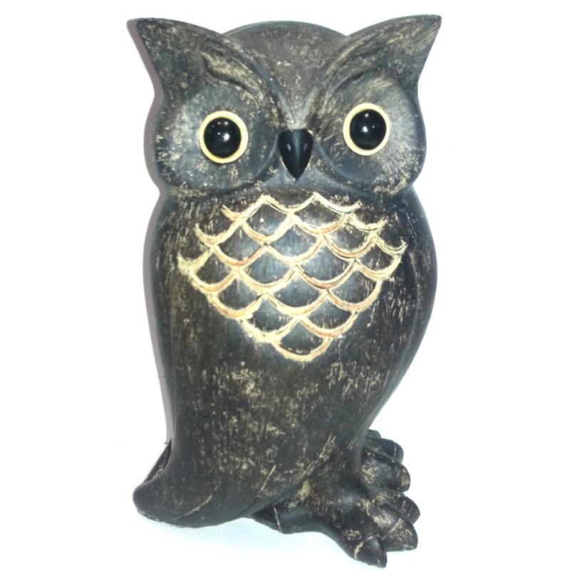 Buho Resina 26 x 14 cm (Motivo Calado) (Has)