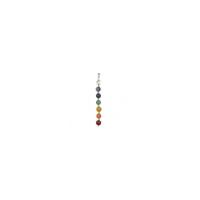 Amuleto 7 Chakras Tira (Engarce Plata)