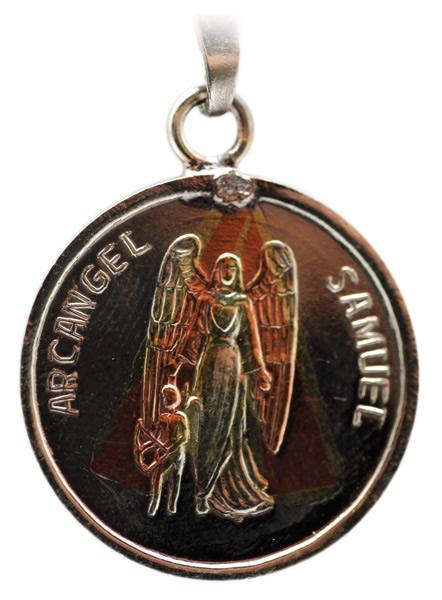 Amuleto Arcangel Chamuel con Tetragramaton 2.5 cm Amuleto Arcangel Chamuel con Tetragramaton 2.5 cm