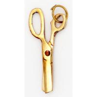 Amuleto Bronce Tijera Corta Negatividad 3,5 cm (Hechas a Man...