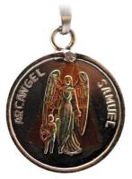 Amuleto Arcangel Chamuel con Tetragramaton 2.5 cm