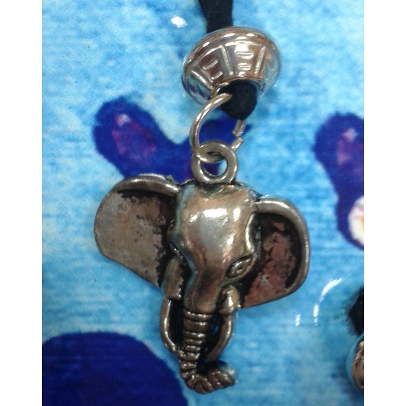 Amuleto Elefante de la Suerte Varios Modelos (C/ Cordon) (P-12)