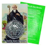Medalla San Benito 4,5 cm (Reverso Cruz)