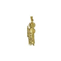 Amuleto Judas Tadeo Tumbaga Dorado 4 cm