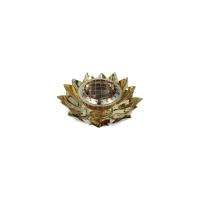 Fuente Resina Buda Feliz 26,50 x 26,50 x 38 cm (Dorado Viejo)