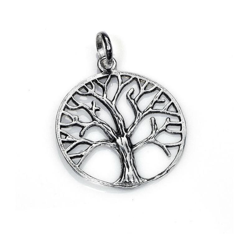 Amuleto Plata Arbol de la Vida 3.2 x 2.7 cm
