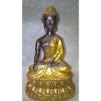 Buda Inteligencia Resina Sentado 17 x 10.5 (Rustico Dorado) ...