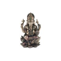 GANESHA Resina 18 x 11 cm (Dorado Viejo a Color)