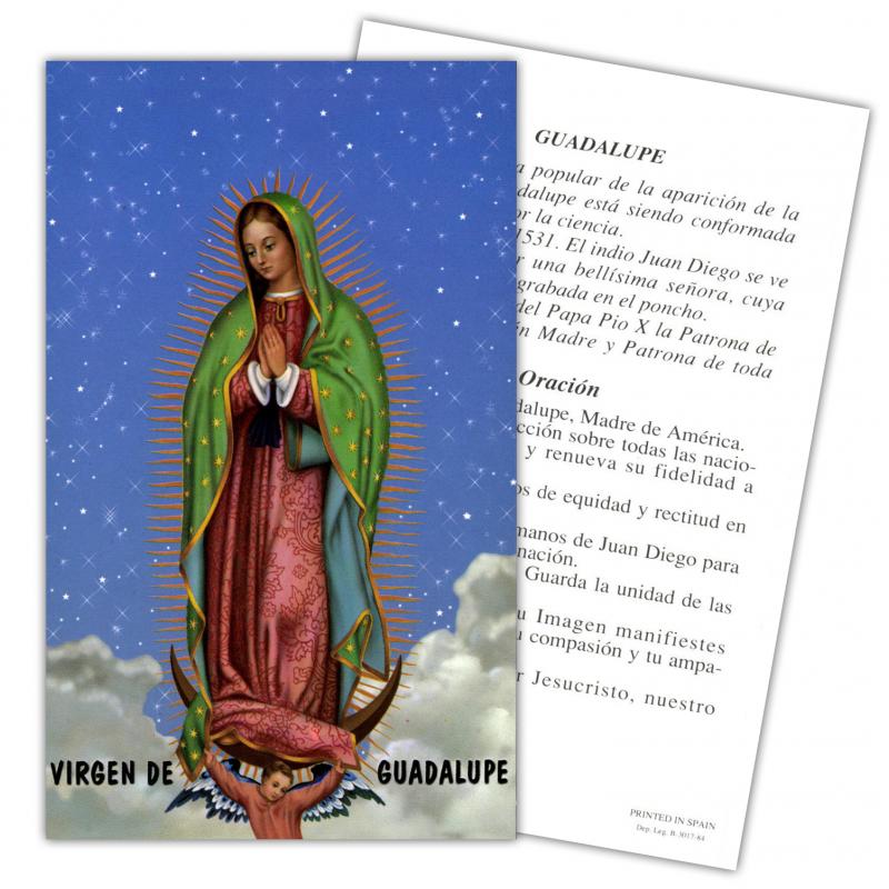 Estampa Guadalupe 7 x 11 cm (P25) Estampa Guadalupe 7 x 11 cm (P25)