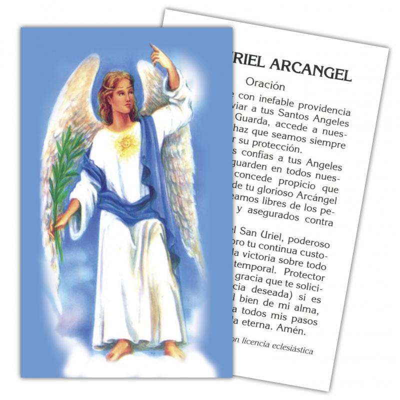 Estampa Arcangel Uriel 7 x 11 cm (P25) Estampa Arcangel Uriel 7 x 11 cm (P25)