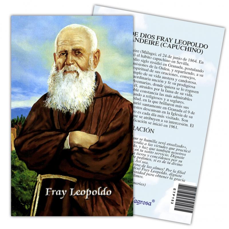 Estampa Fray Leopoldo de Alpandeire 7 x 11 cm (P25) Estampa Fray Leopoldo de Alpandeire 7 x 11 cm (P25)