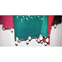 Complemento Pareo Espejos y Cauries (Varios Colores) (HAS) (P-4)